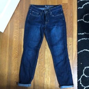 Gap skinny roll up jeans